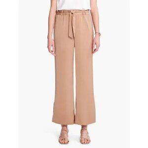 Nic + Zoe Soft Drape Wide-Leg Pant in Mochachino Size 3X